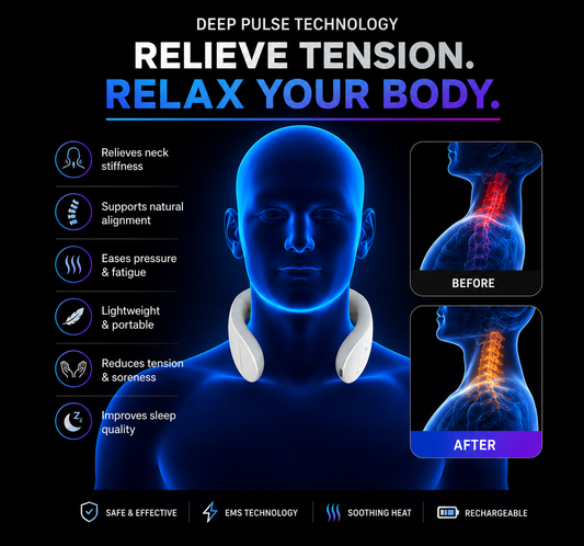 Cervical EMS Neck Massage With Heat